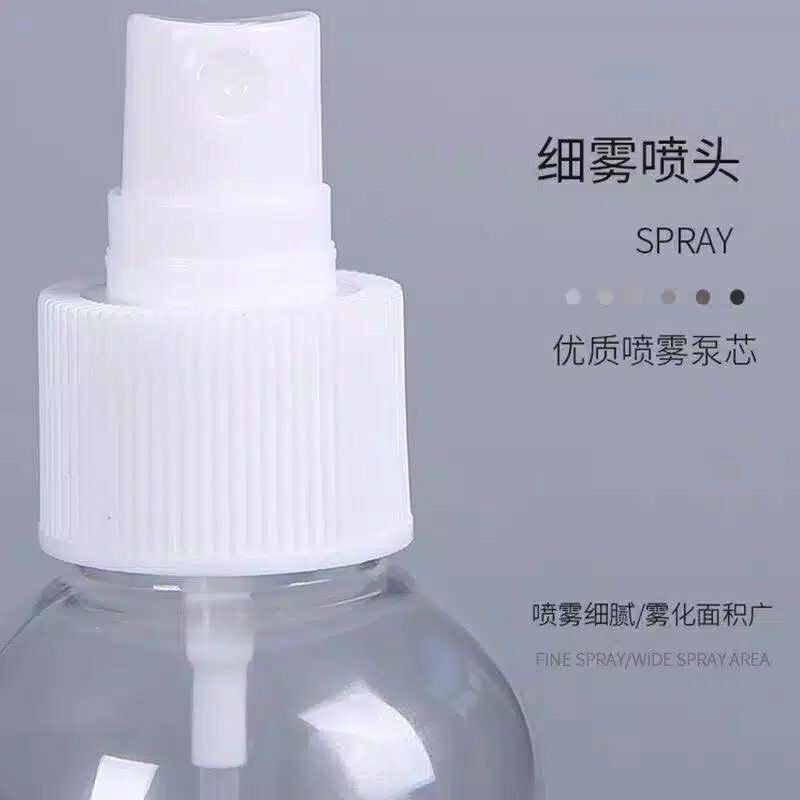 Botol Spray 30ml 50ml 75ml 100ml Wadah kosong isi ulang sprey kispray botol sanitizer / Botol Spraybotol plastik kosong spray botol pump bening botol spray bputih termurah