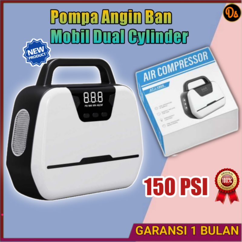 PROMO Inflator Pompa Angin Ban Mobil Dual Cylinder 150 PSI - ATJ-1866 EFHIPS 7RRSBZBV