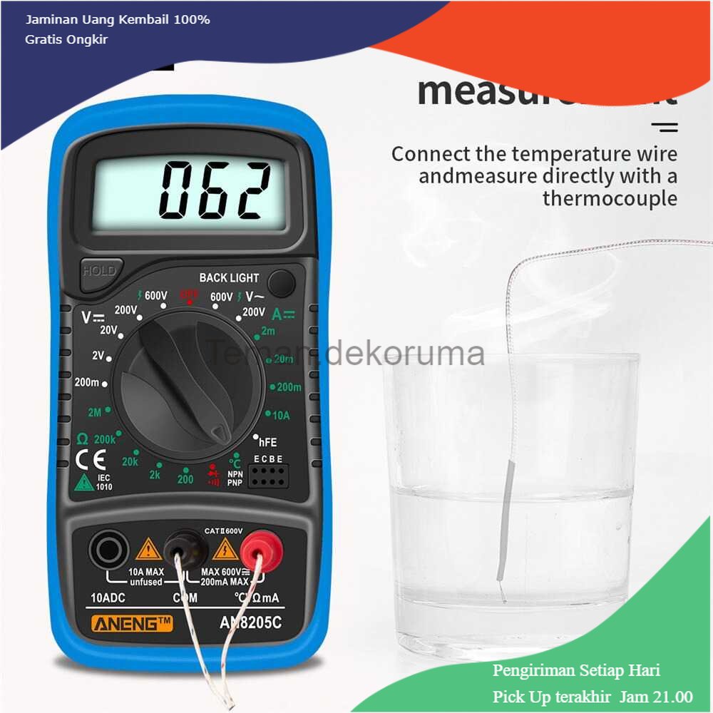 TD- PR2 ANENG Digital Multimeter Voltage Tester - AN8205C