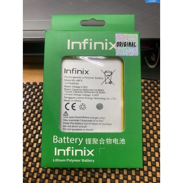 BATERAI INFINIX HOT 9 / HOT 8 / HOT 12i / SMART 5 / SMART 6 BL49FX / BL-49FX ORIGINAL