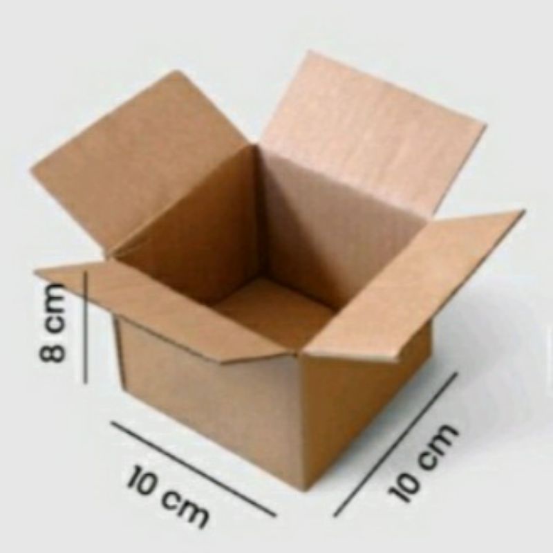

kardus packing 10 x 10 x 8 cm / kardus polos