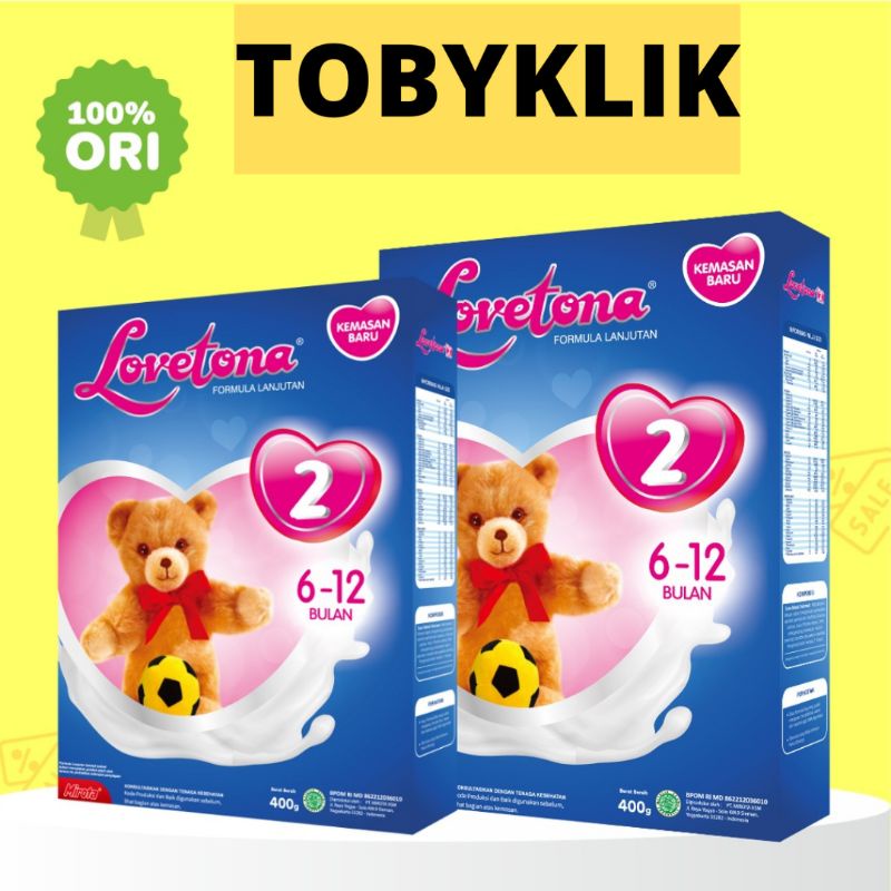 Lovetona 2 6-12 Bulan 200gr dan 400gr