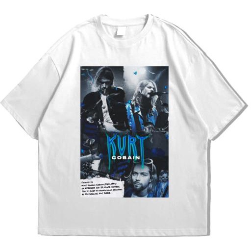 MOTHERLINE OVERSIZE TSHIRT | KAOS OVERSIZE ORIGINAL UNISEX KURT COBAIN