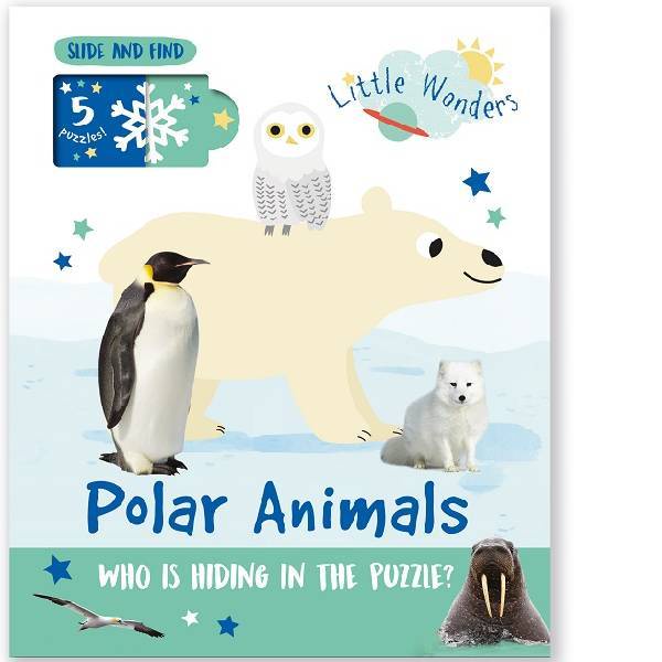 [Early Learning]  Polar Animals Puzzle Sliders