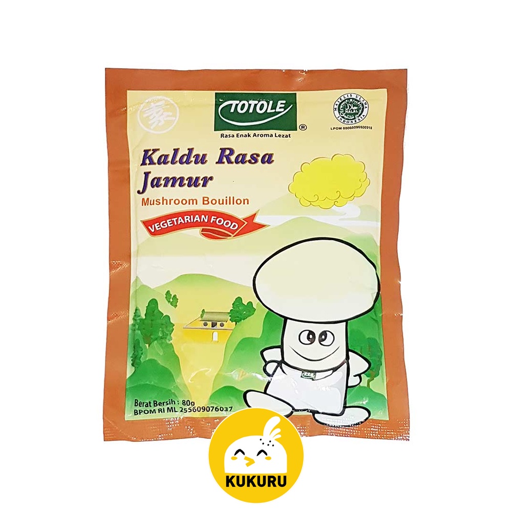 

KALDU JAMUR TOTOLE MILI FYF / PENYEDAP RASA JAMUR (80GRAM)