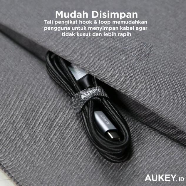 Aukey Cable 2M Braided Type C USB 3.0 - 500254