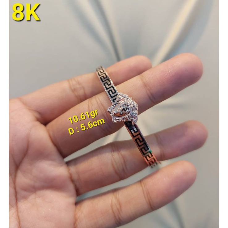 gelang bangkok versace polos warna fashion