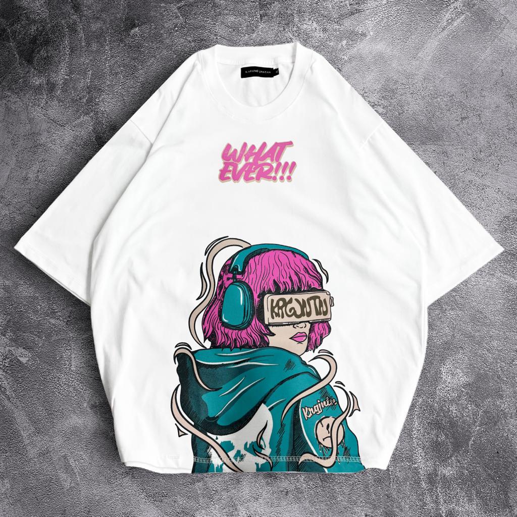 [Oversize] BAJU KAOS OVERSIZE / OVERSIZE T-SHIRT &quot;Skull Girl&quot;