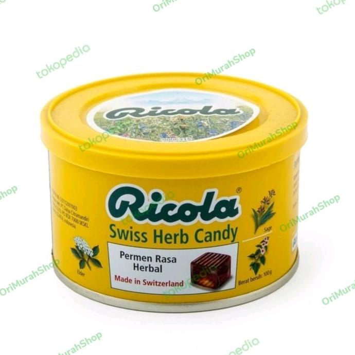 

TERBARU Ricola Swiss Herb Candy Original Permen Herbal 100gr Drum Kaleng Halal /PERMEN LUNAK/PERMEN VIRAL/PERMEN MILO/PERMEN YUPI/PERMEN JADUL/PERMEN KARET