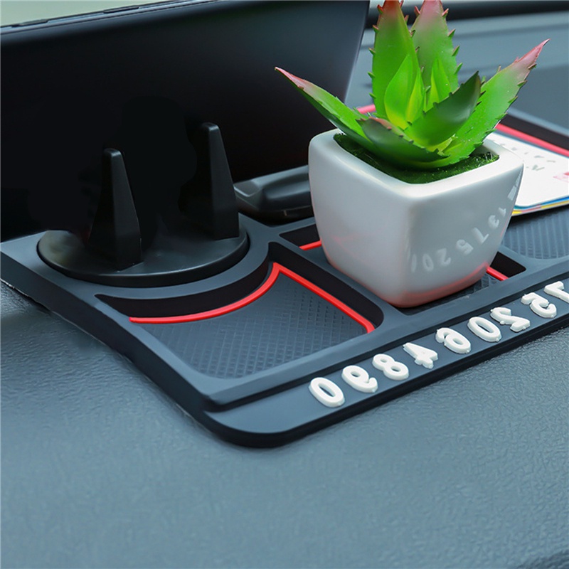 Alas Mobil Dashboard Anti Slip Dudukan Handphone/Mat Dashboard Mobil Anti Slip/Phone Holder Mat Mobil Dashboard