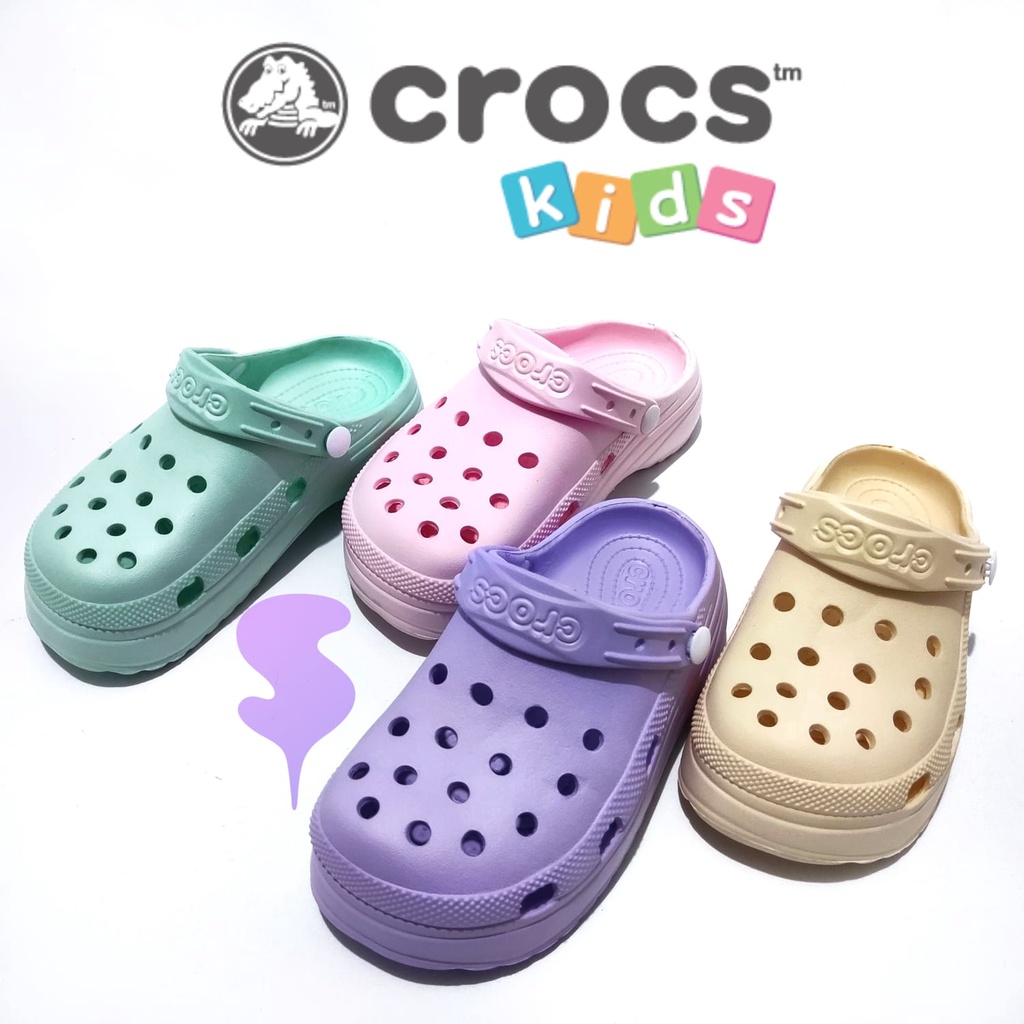 Sandal Crocs Kids Sandal Kodok Anak Sandal Crocs Anak Sandal Baim Anak