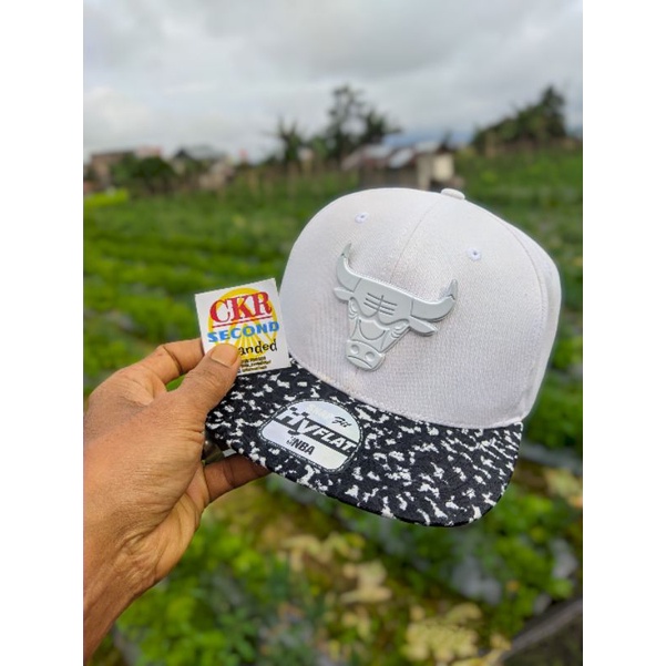 topi pria original branded snapback NBA CHICAGO BULLS Logo besi
