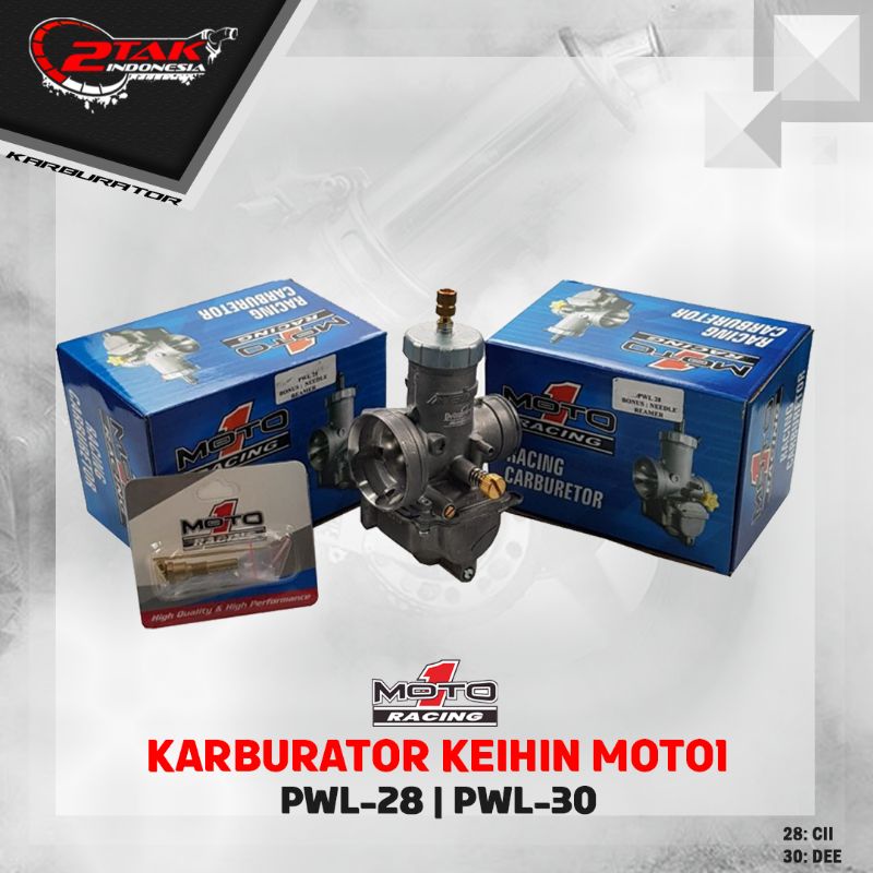 KARBURATOR MOTO 1 PWL 28 PWL 30 KEIHIN