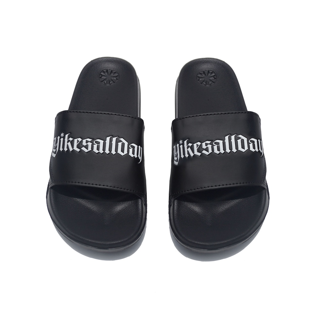 SANDAL SLIDE | LOGOS | BLACK | YIKESALLDAY