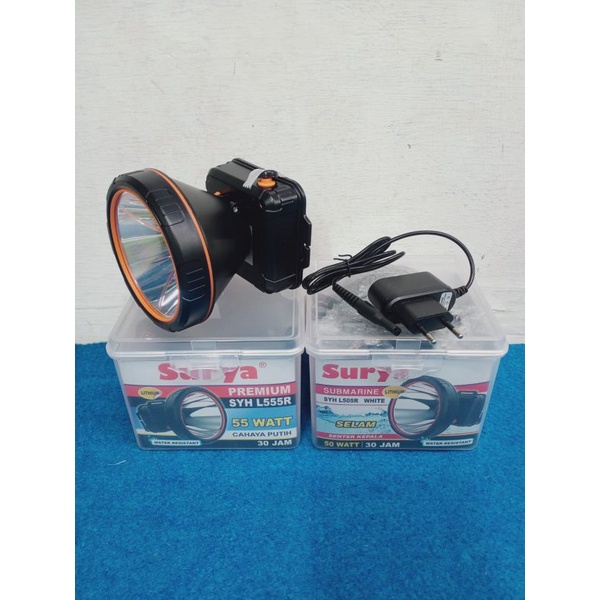 Senter Kepala Surya SYH L 555R 55watt