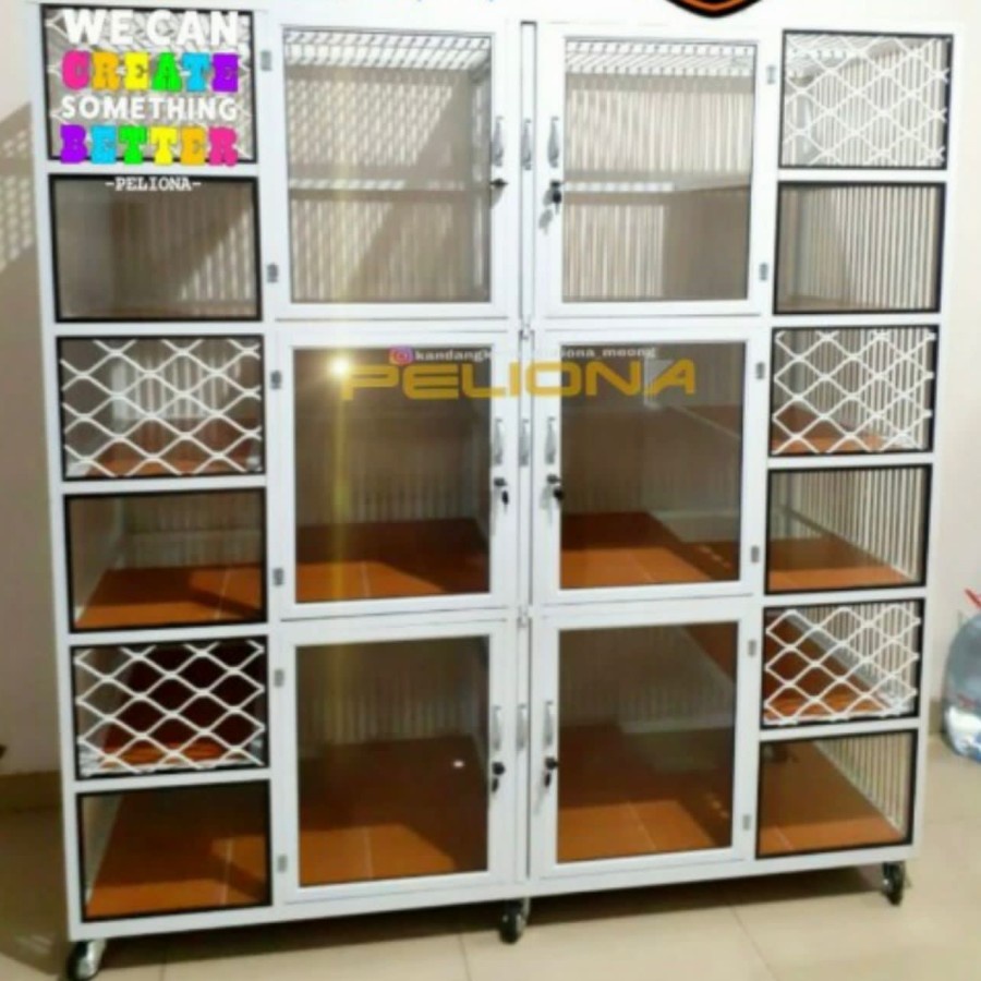 kandang kucing 6 kamar