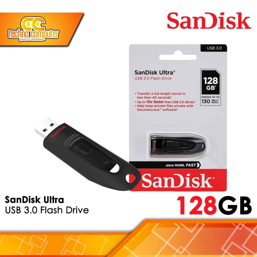 FLASHDISK SANDISK 128GB Ultra USB 3.0 (SDCZ48-128G-U46)