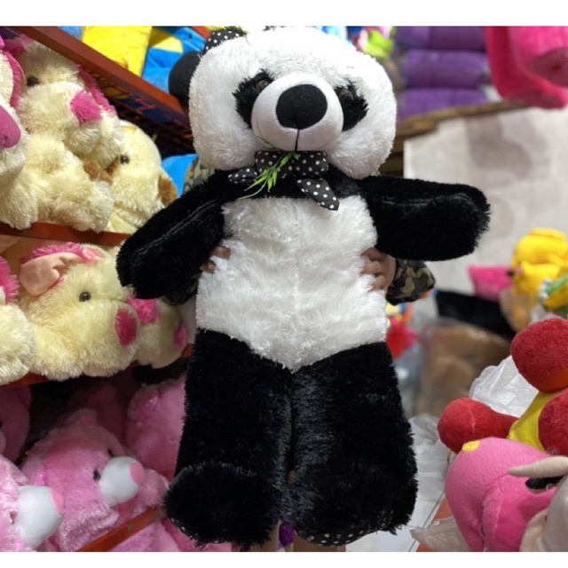 boneka beruang teddy bear hitam putih panda