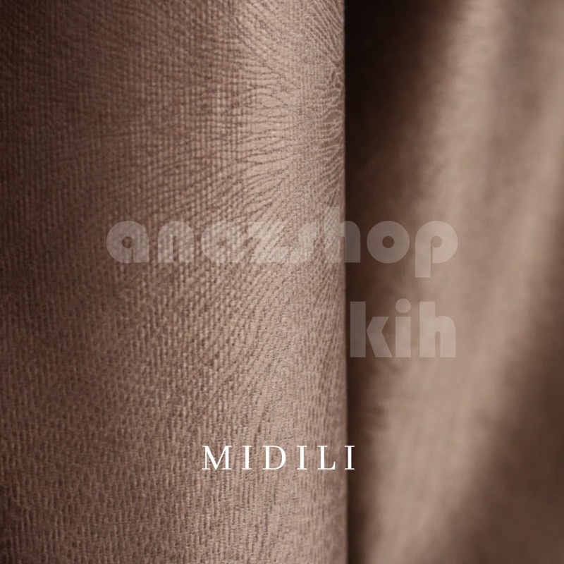 Kain Beludru Bludru // Kain Sofa Bludru // Kain Interior Sofa // Midili Velvet // Kain Polos Coklat 