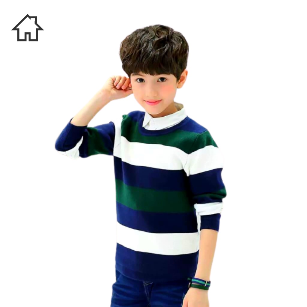 SWEATER RAJUT ANAK STRIP TRIBALL PREMIUM BEST QUALITY