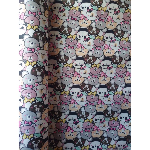 kain sprei karakter meteran