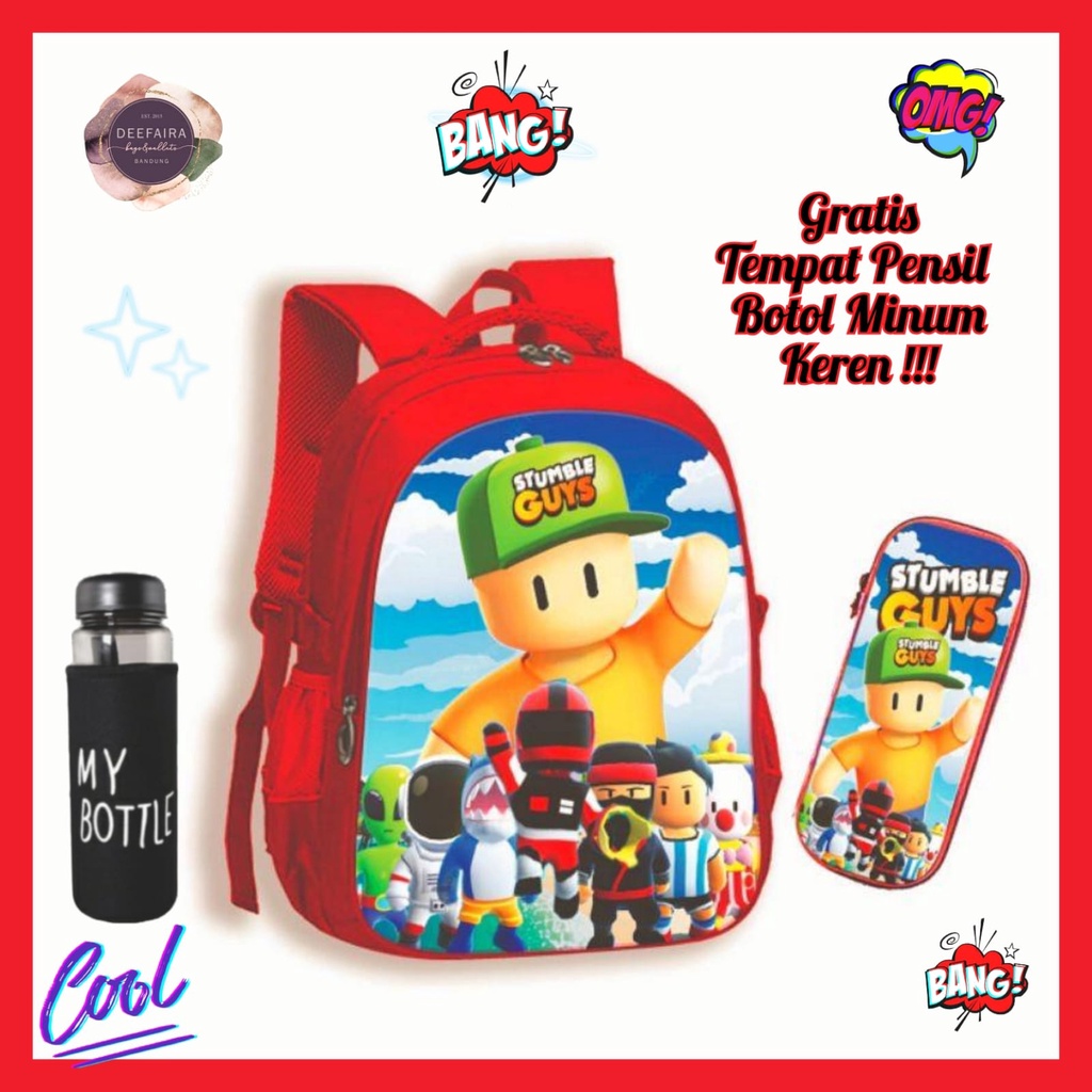 Tas Ransel Anak Laki Laki Stbl88 Game Buy 1 Get 3 Tas Sekolah Untuk Anak Tk Dan Sd