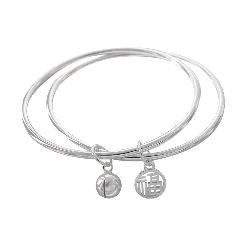 Fortune Gelang Keberuntungan Warna Silver Untuk Wanita