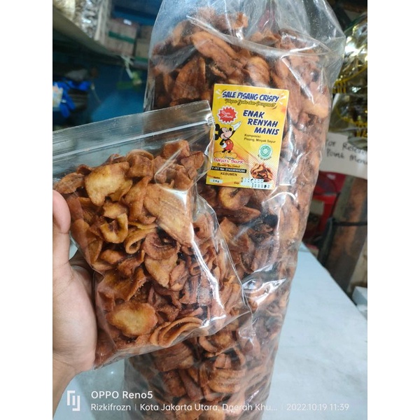 

Kripik pisang sale manis 200gram