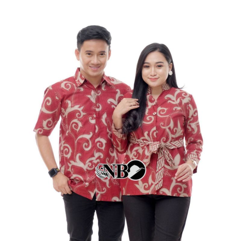 Baju Batik Couple sarimbit pria dan wanita