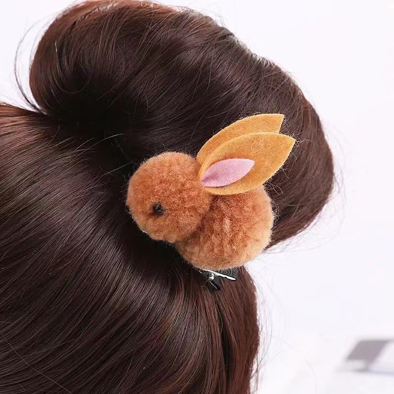 Jepit Rambut Korea Kelinci Rabbit Hair Accessories - Jepit Rambut Versi Korea Klip Untuk Anak Perempuan