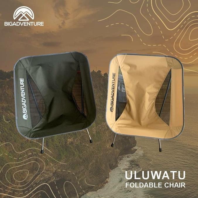 Folding Chair Uluwatu Bigadventure Kursi Lipat Outdoor Fishing Camping stock ready