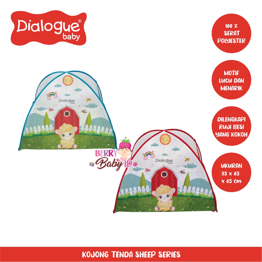 Dialogue Kojong Tenda Kelambu Bayi Lipat Anti Nyamuk Mosquito Net Berry Mart