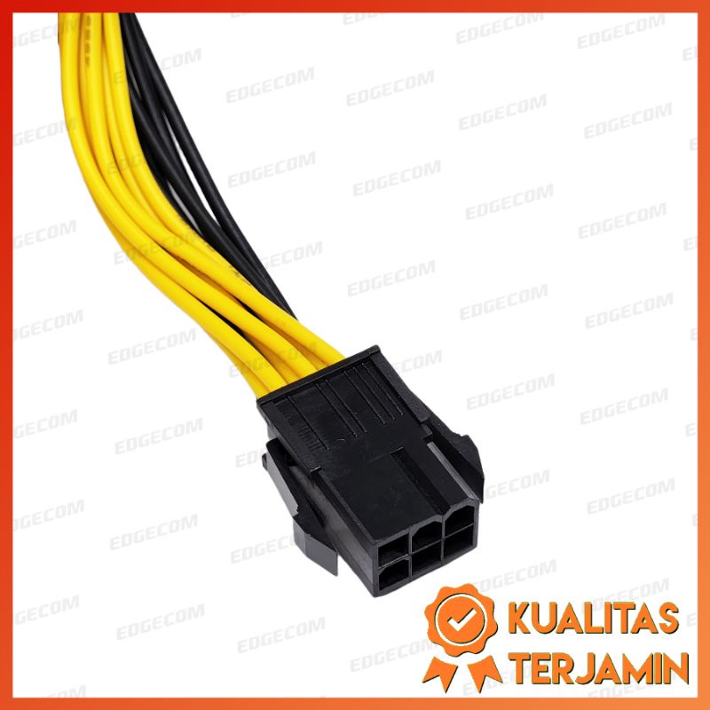 Kabel Power VGA Cabang 8 Pin to Dual 6+2 Pin / Power Splitter VGA PCIE