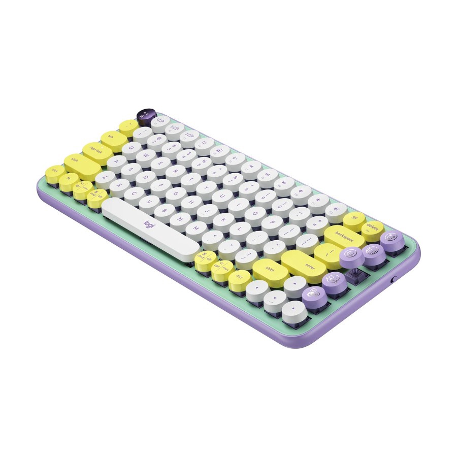 Logitech POP Keys Wireless Mechanical Emoji Keyboard - Daydream