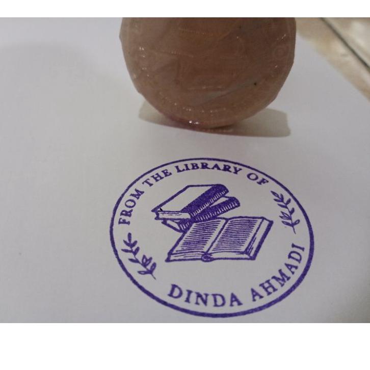 

☝ Custom Stempel Kayu Bulat わ