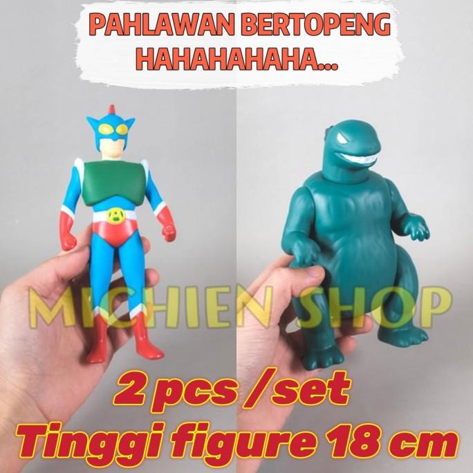 Figure Action Kamen Crayon Shin Chan Pahlawan Bertopeng