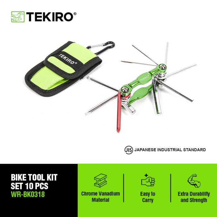TEKIRO KUNCI SEPEDA SET 10 PCS /KUNCI L SEPEDA