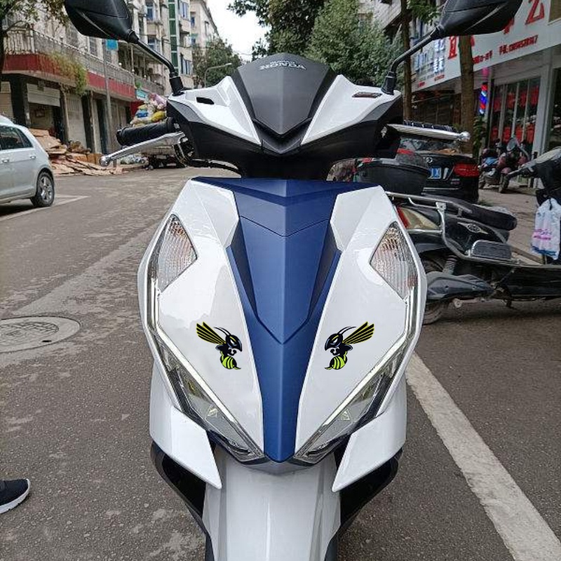 Click 125i 150i PCX WAVE 110 XRM CB CBR Sepeda Motor Stiker Reflektif Stiker Dekoratif Honda Bee Modifikasi Stiker Dekoratif Skuter Motor Sepeda Motor Decal