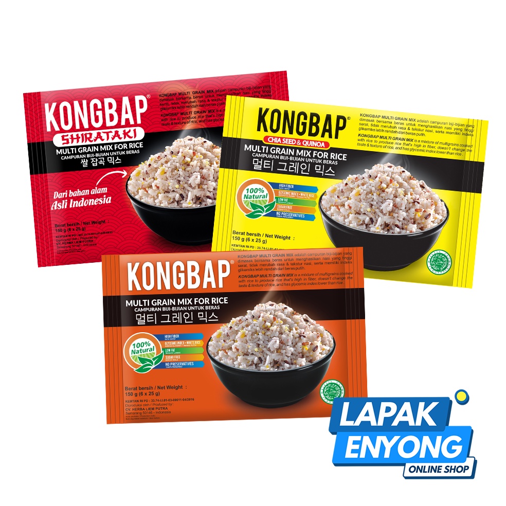 

KONGBAP PACK (Multigrain Mix) Beras Sehat