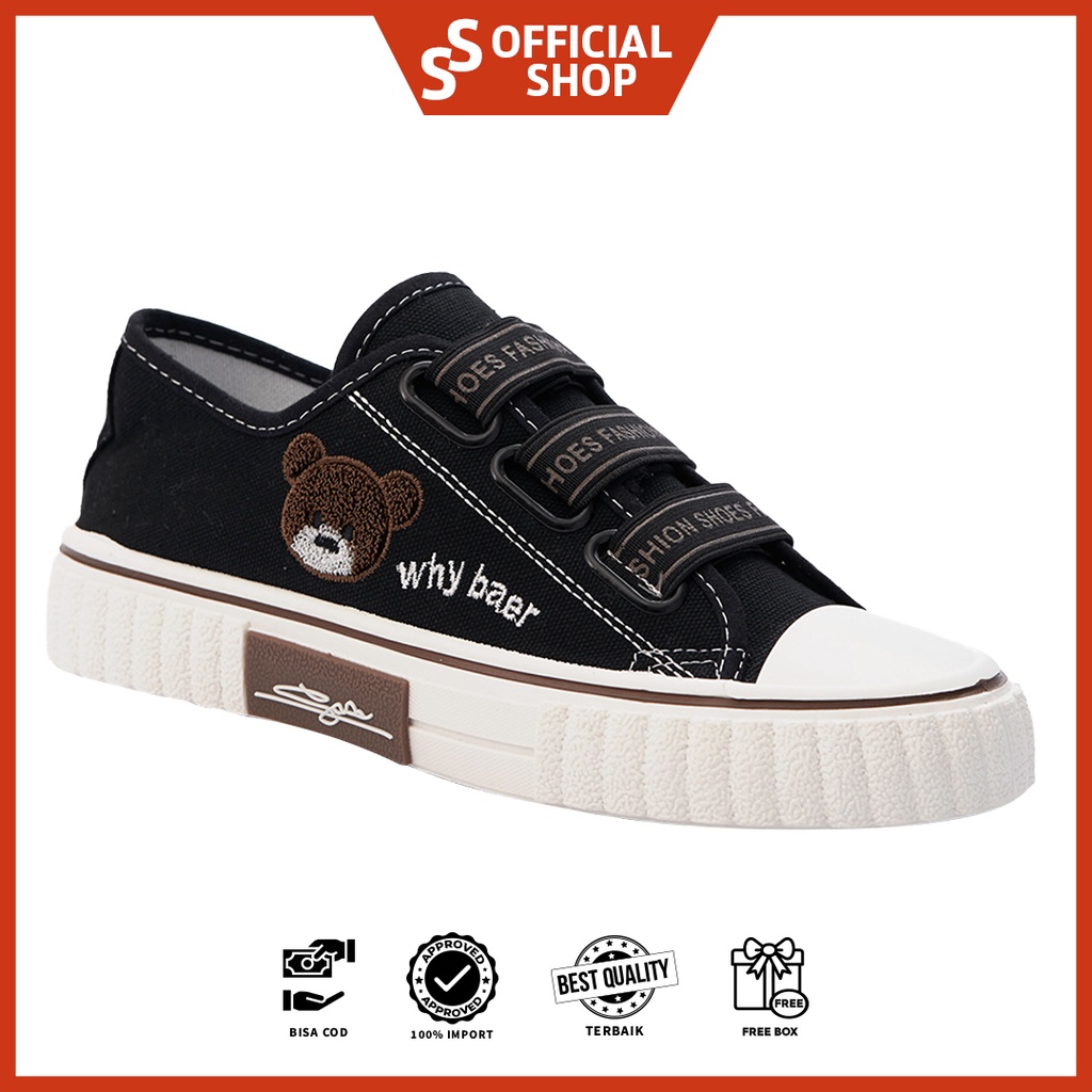 [Original Ber-Hologram] SNEAKYSHOES SENA SEPATU SNEAKERS WANITA FASHION KOREA IMPORT PREMIUM -  882
