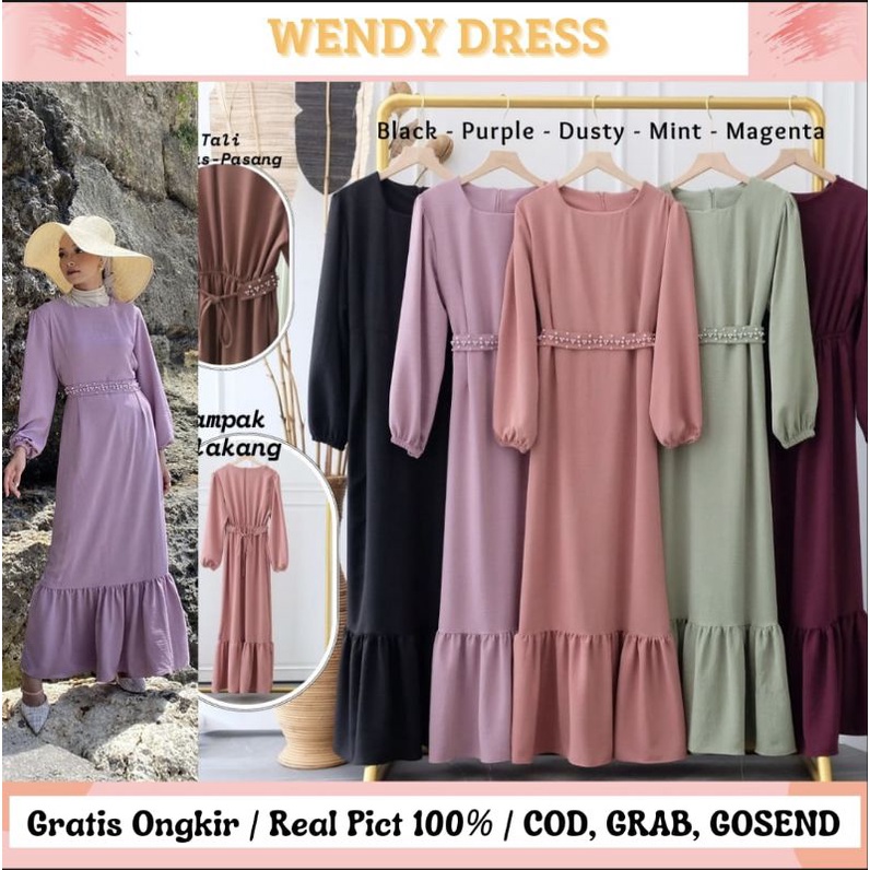 WENDY DRESS / DRESS KONDANGAN / DRESS PESTA / SERAGAMAN / BRIDESMAID