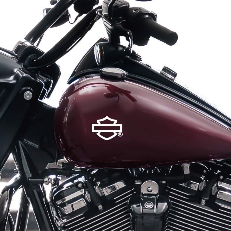 Harley-Davidson 883 Stiker Reflektif Sepeda Motor Lencana Lambang Kerangka Gaya Retro Tangki Bahan Bakar Helm Tangki Bahan Bakar Dekal Modifikasi Tubuh