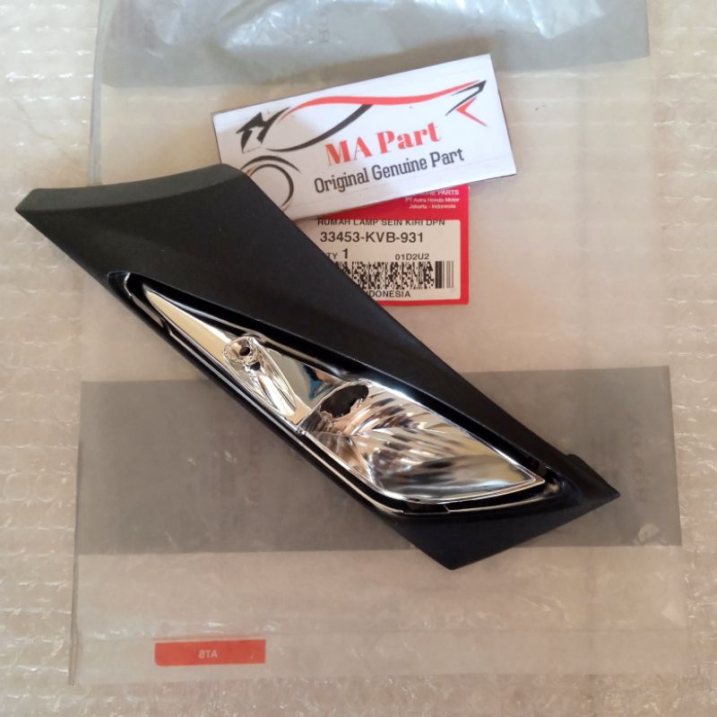 RUMAH DUDUKAN LAMPU WINKER SEIN SEN RITING DEPAN KIRI VARIO 110 CW ORIGINAL 33453-KVB-931