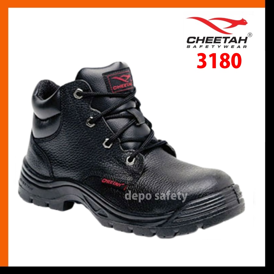 Sepatu Safety Cheetah 3180 H Original 100% - Safety Shoes Cheetah 3180h BERKUALITAS