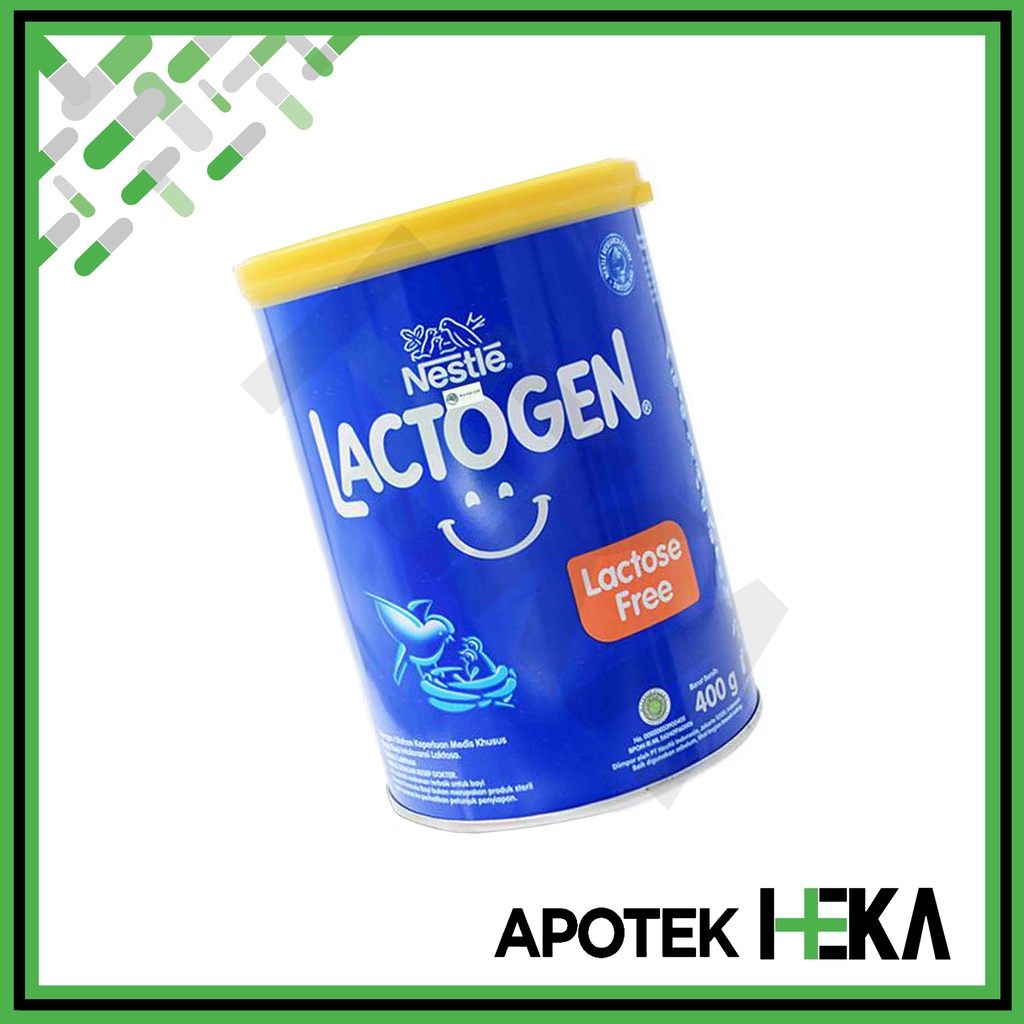 Lactogen Lactose Free 400 g - Susu Formula Bebas Laktosa 0-12 Bulan (SEMARANG)