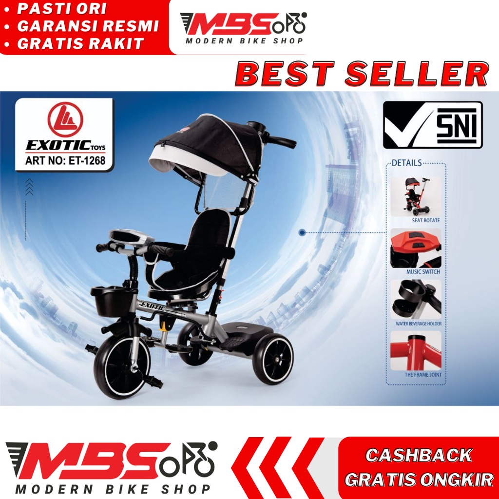 [EKA JAYA SEPEDA] Tricycle Baby Stroller Roda Tiga Pacific 106 5088 5099 5166 5199 8018-1 9952