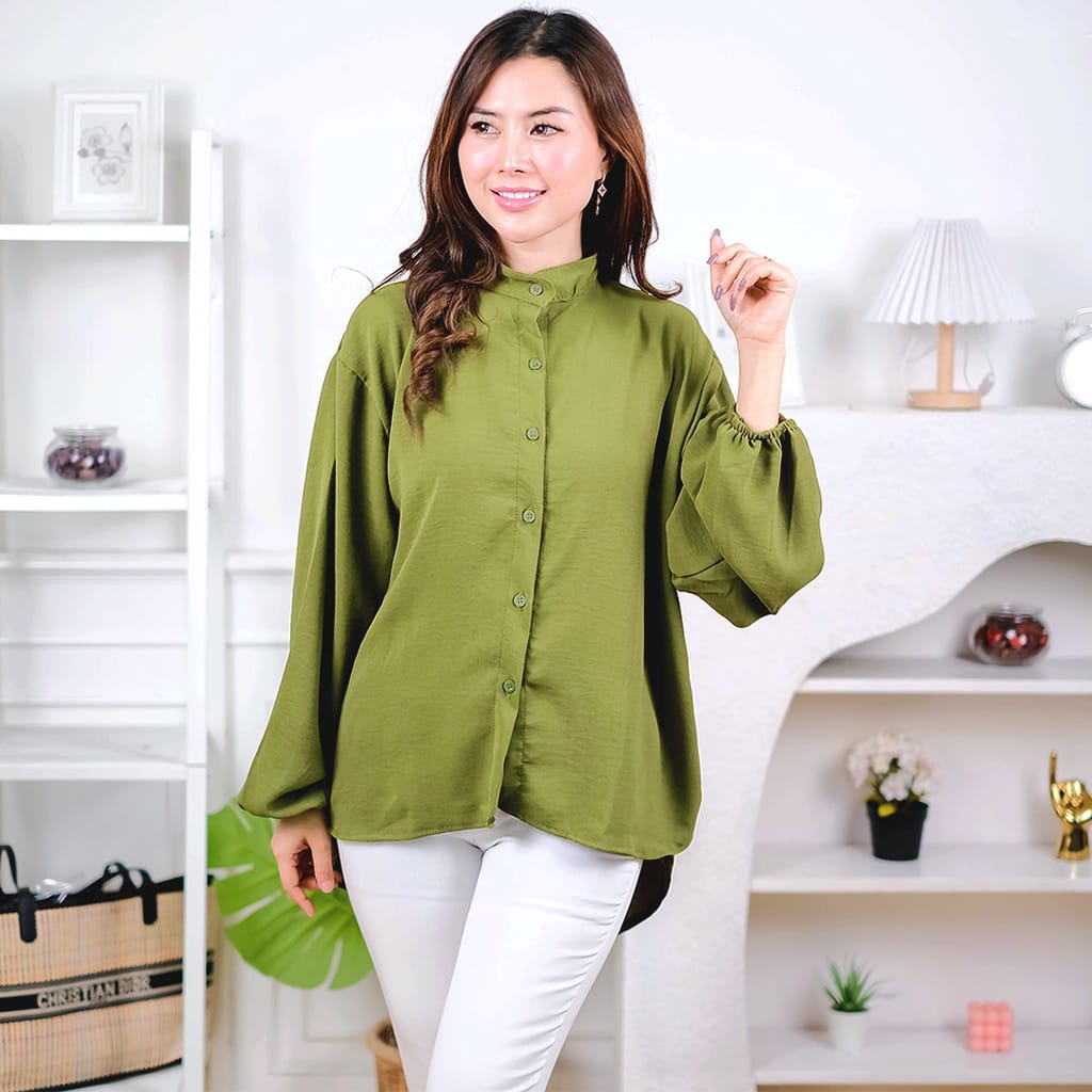 JNY.CO Kemeja Oversize Vella Crinkle