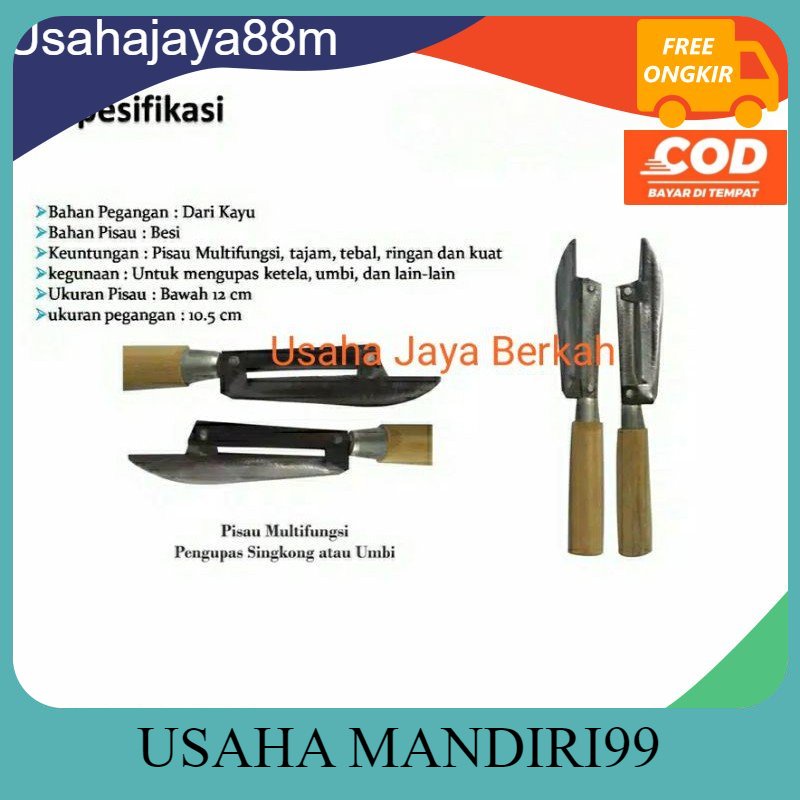 Pisau Multifungsi-Pengupas Singkong pisau kupas singkong, pisau kupas kulit kelapa, pisau kupas buah