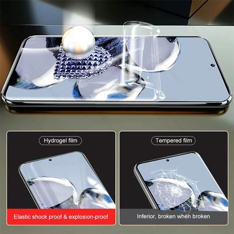 Film Pelindung Layar Hydrogel Curved Lembut Untuk Xiaomi 12T Pro 5G / Mi 12T