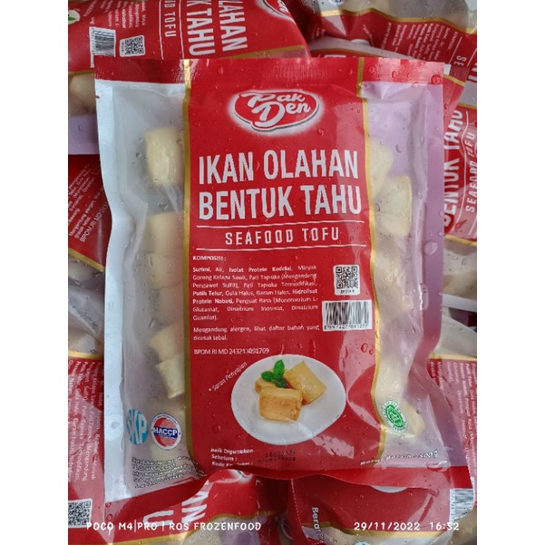 

PAK DEN Tofu olahan Ikan 500g